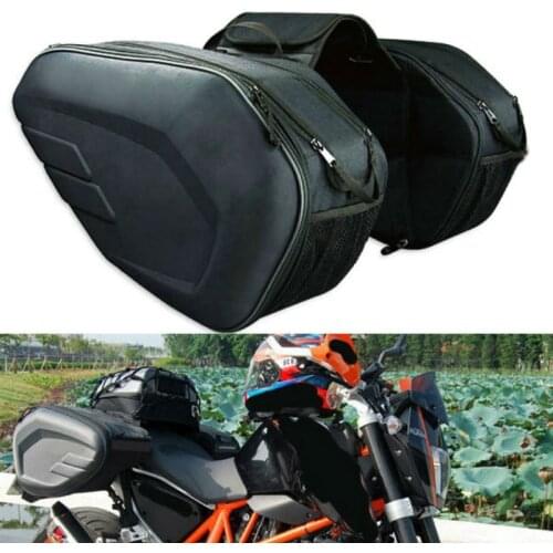 58L Motorcycle Saddlebags Rear Seat Luggage Large Capacity Multi-use Expandable Body & Frame Tank Bag & Motorcycle Saddlebags
