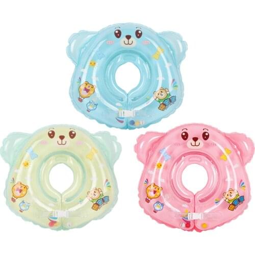 Inflatable Baby Swim Float Children Neck Ring Trainer Bathtub Swimming Pool Toy