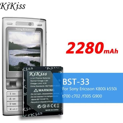 New BST-33 BST33 Li-ion Phone Battery For Sony Ericsson W610i W660i W705 W880i Z530i K630 K790 K790i W888C W900i W960i K800 AKKU