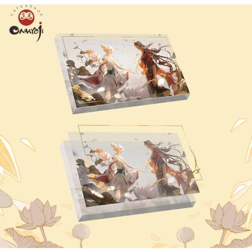 Official product Game Onmyoji Magmatron Sakro Devanam indrah Asura Quicksand Licensing Stand Figure Cosplay Party DecorationGift
