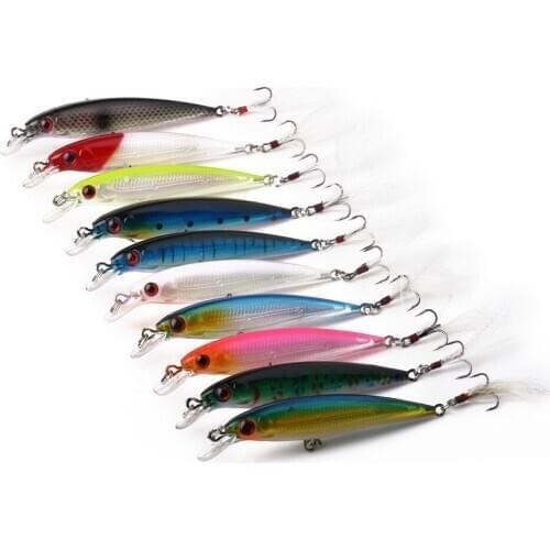 1PC 9CM 8G Swimbaits Bass Big Fish Fishing Lure Sinking Floating Wobbler Hard Bait Crankbait Minnow Lure for Pike Fishing Tackle