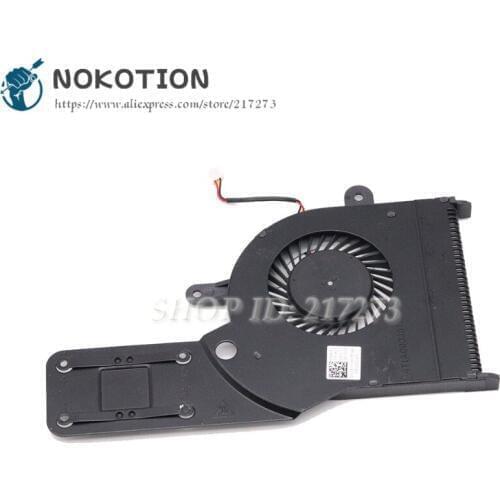 NOKOTION Radiator For Dell Inspiron 15 5000 5558 5551 5552 Laptop CPU Cooling Fan heatsink 06YYWM 6YYWM EF50060S1-C370-G9