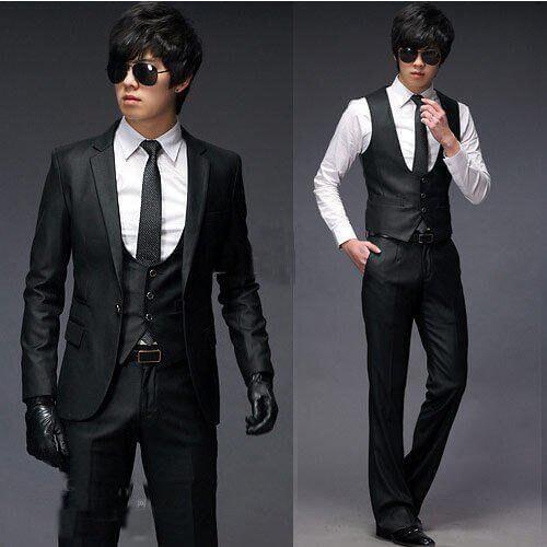 Luxury metal buckle 2012NEW fashion wedding groom Premium Mens slim fit dress suit set