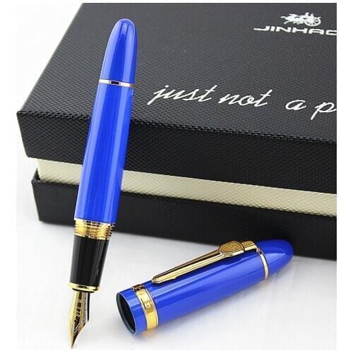 Luxury Gift Set Pen jinhao 159 Metal Pen High Quality Metal Ink Pens 0.5mm /1.0mm Nib office supplies Fountain Pen