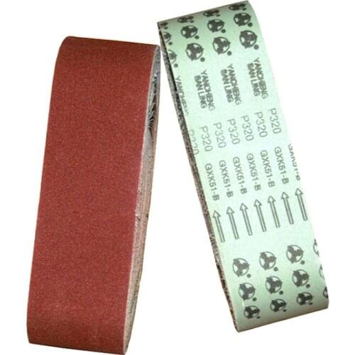 10Pack 533*76mm Sanding Belts 40-1000 Grit Aluminium Oxide Sander Sanding Belts 3"*21" for Polishing Sand Belt Machine