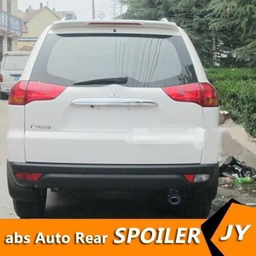For Mitsubishi PAJERO Spoiler 2008-2014 V73 spoiler High Quality ABS Material Car Rear Wing Primer Color Rear Spoiler
