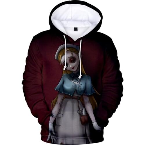 2021 Anime Hoodie The Fifth Personality Hoodies Sweatshirts Men/women Cartoon 3D Hooded Boys/girls Long Sleeve Anim Kids Clothes