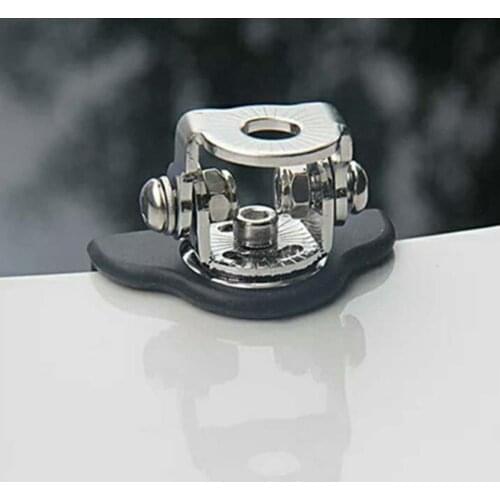 2Pcs Universal LED Light Bar Mounting Bracket A-Pillar Hood Work Light Holder Stainless Steel 360-degree Rotating for Off Road