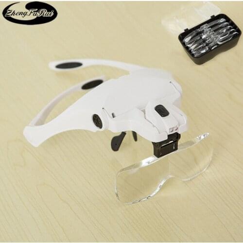 Multifunctional Magnifying Glass Glasses Magnifying Glass with Light Multi-Fold Magnifying Glass 9892b2 Magnifying Glass