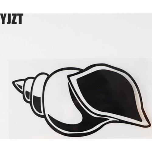 YJZT 14.9CM×7.9CM Field Vinyl Snail Animals Decal Car Stickers Bumper Stickers For Motorcycles 13D-1056