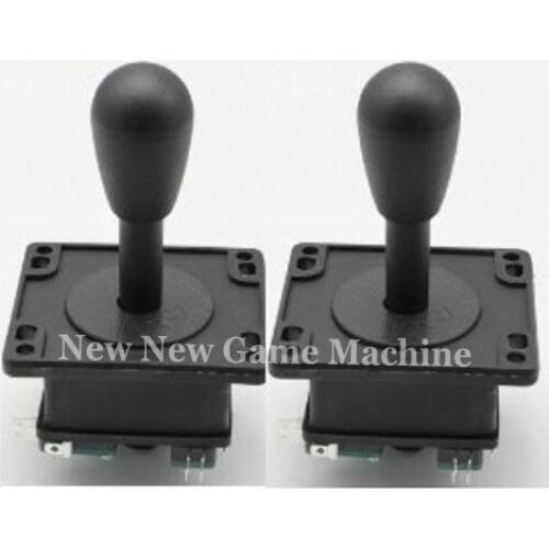 2pcs/Pack, High Quality Amusement Cabinet Games Machine Parts Accessory Black Arcade Joysticks Stick