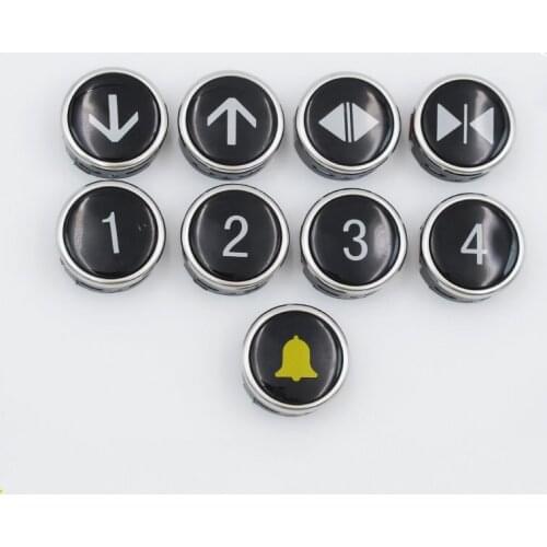 5pcs/lot FL-PW Round Button Hitachi Elevator Button MCA Outcall Stroke Diameter 38 White Light Elevator Accessories DB079