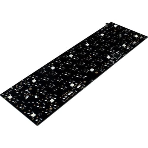YMDK Fully Programmable 68 Alu Black Gray Silver Plate PCB For Cherry MX Switch YMD68 ZJ68 Mechanical Keyboard Kit