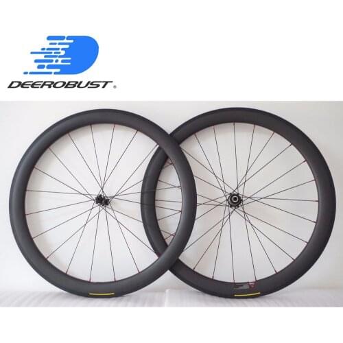 No Outer Holes Straight Pull 700C 50mm x 25mm U shape Carbon Tubeless Clincher Road Bike Wheelset Bicycle Wheels Bitex BX305