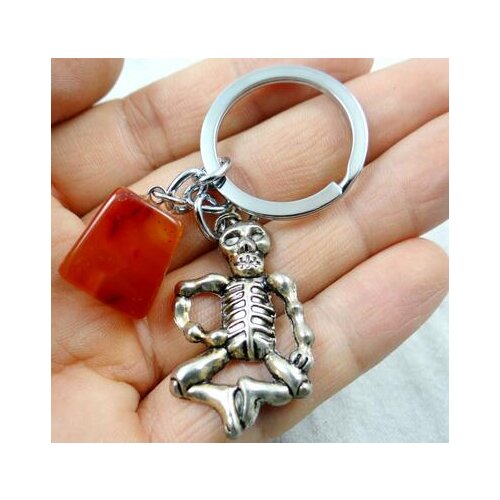 4Pcs wholesale Alloy key Skeleton carving key Accessories chain car pendant key chain free shipping p474