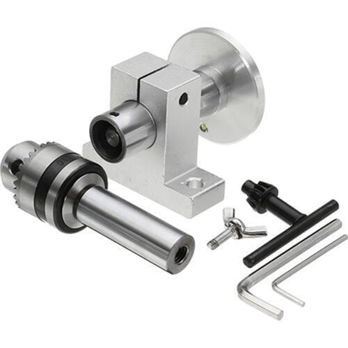 Live Lathe Center Head With Chuck Diy Accessories For Mini Lathe Machine Revolving Centre Woodworking Tool