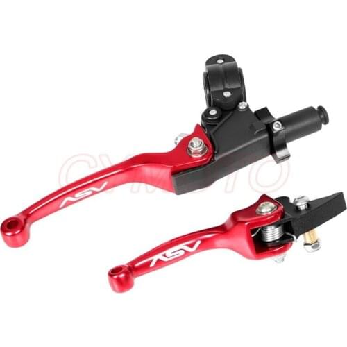 CNC ASV F3 Brake Clutch Levers Foldable For Honda Yamaha Kawasaki Suzuki CR CRF YZF WRF KX KXF RM RMZ Motorcycle