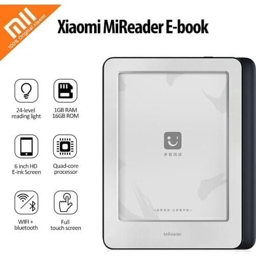 Xiaomi MiReader e-book Reader Touch Ink Screen Reader WiFi 16GB Memory Portable Smart Office Artifact Meter Home e-book Reader