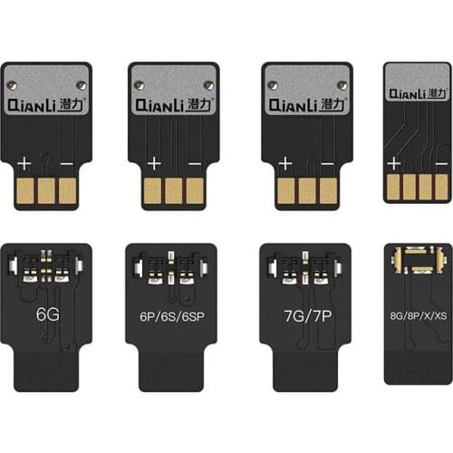 4Pcs/Set Power Booting Battery Base for iPhone X XS 6 6Plus 6S 6Splus 7G 7Plus 8G 8Plus Repairing Cable Button Mainboard Bootin