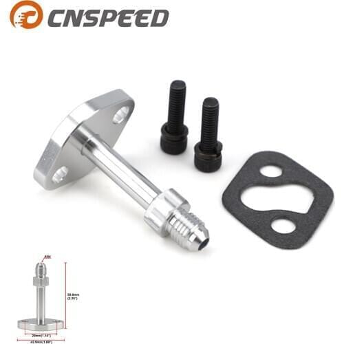 Turbo Water Flange Adapter Kit 4AN / Single Port Fits For TOYOTA CT20 CT26