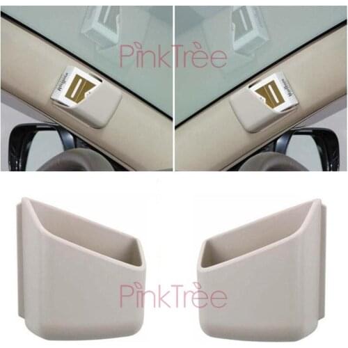 For Toyota Land Cruiser Prado FJ120 FJ150 Auto Truck Pillar Storage Box Cigarette Phone Glasses IC Card Holder Organizers Bag