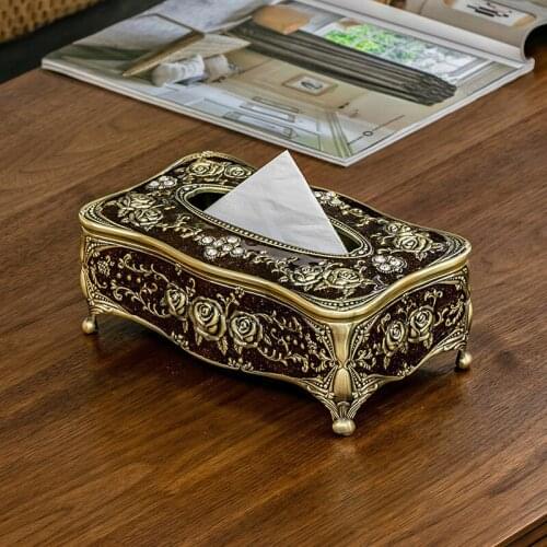 Tissue Box Desktop Organizer Storage Holder For Bathroom Office Home Living Room Paper Tea Table Dining Room Useful Paper Rack