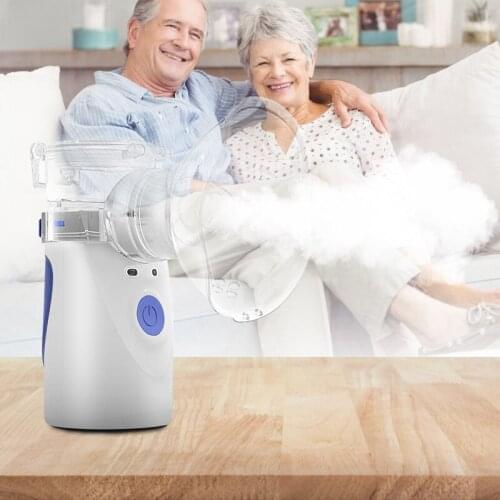 Mini Adult And Children Inhaler Nebulizer Handheld Breathing Inhalers Ultrasonic Mesh Atomizer Rechargeable Nebulizer Machine