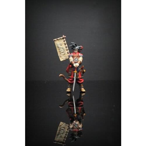 1:64 Scale Resin Die-casting Model Movie Character Warring States Samurai Car Scene Model Scene Layout Collection Decoration Toy