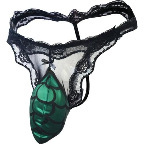 Sissy Mens Lace Sexy Bugle Penise U Convex Pouch Underwear G Strings Panties Bikini Thong Breathable Briefs Homme Jockstrap New