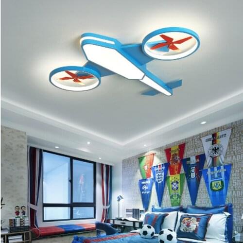 Creative Cartoon Air Plane Kids Ceiling Light Baby Children Kids Room Light Bedroom Lamp Nursery Decorative Lighting ZM1019