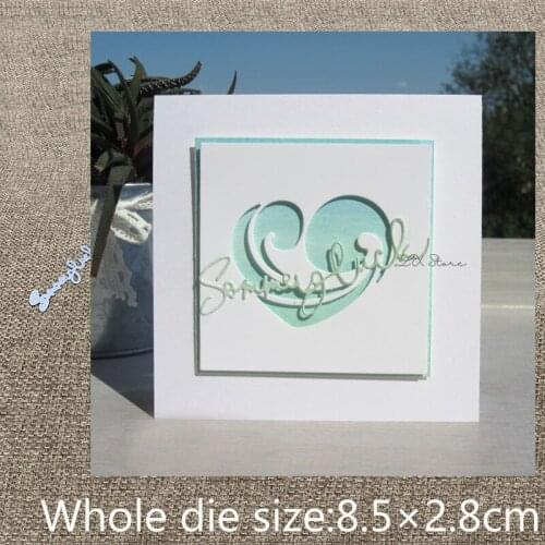 New Design Craft Metal Cutting Die die cuts German Sommerglück decoration scrapbook Album Paper Card Craft Embossing die cuts