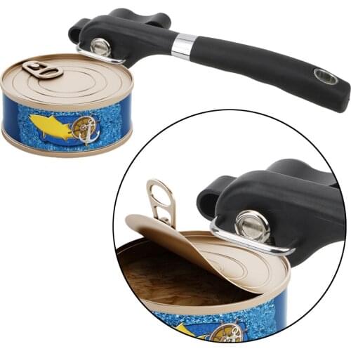 Side Cut Jar Opener Kitchen Tool Plastic Manual Can Opener with Turn Knob Professional Effortless Openers