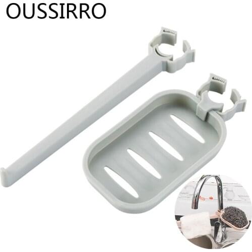 Sink Hanging Faucet Drain Storage Rack Kitchen Sink Racks Sponge Rags Drainer Shelf Draining Dry Towel Organizer Storage Holder