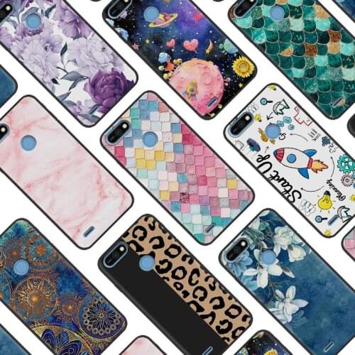 Full wrap Cover Phone Case For Tecno POP2/POP2 POWER/POP2 Pro Cartoon Cute Anti-knock Silicone