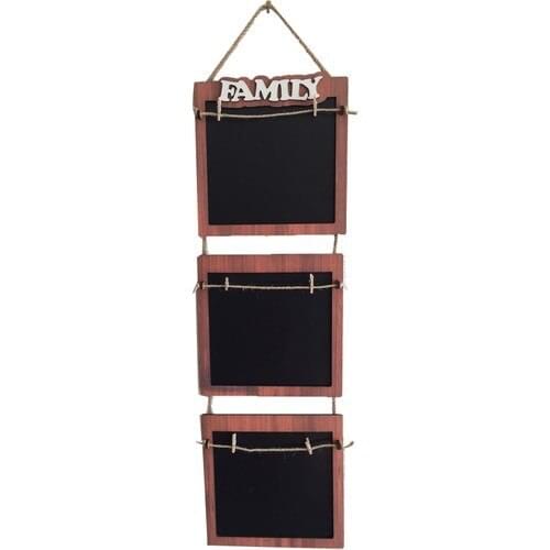 Practical Decor Latch Blackboard Robe Hook Triple Family White