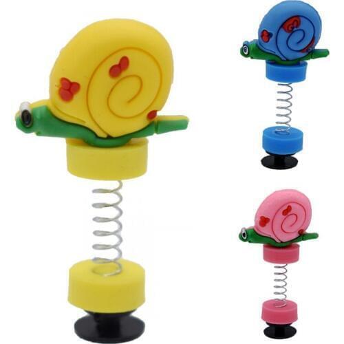 Promotional Gift For Children 3pcs 3D Yellow/Blue/Pink Snail Bounce Jumping Sandal Accessory