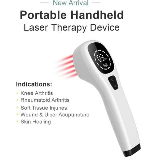 Handheld 808nm Medical Laser Physiotherapy Rehabilitation Cold Laser Therapy for Back Pain Low Level Laser Therapy Pain Manage