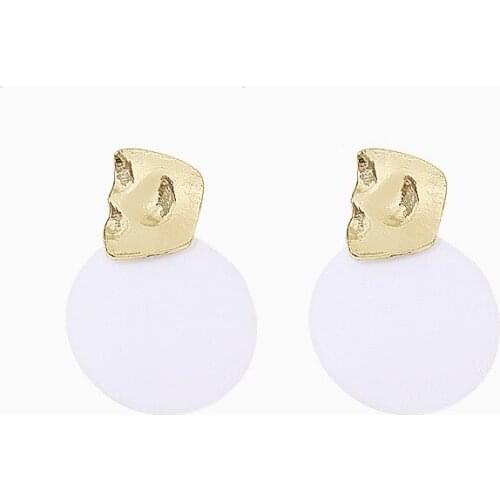 Japanese And Korean Discs High Sense Light Luxury Irregular Temperament Earrings Earrings Wholesale Earings Fashion Jewelry