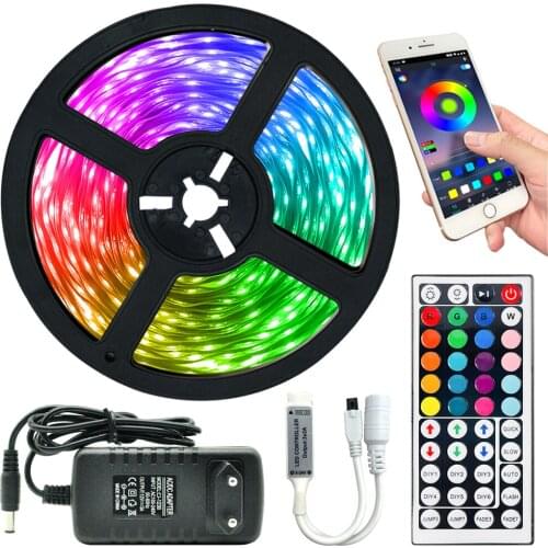 LED Strip Lights WIFI RGB 5050 Fita 16.4-65.6 Feet For Party Bedroom TV Computer Decoration Luces Supports Alexa Google Control