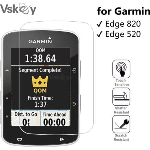 VSKEY 10PCS Tempered Glass For Garmin Edge 520 820 1000 130 1030 Screen Protector GPS Mountain Bike Protective Film