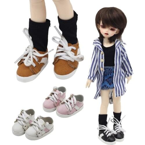 1/6 BJD PU Leather Doll Shoes (Suitable For YOSD, 15cm Plush EXO Dolls) Clothes Accessories toys