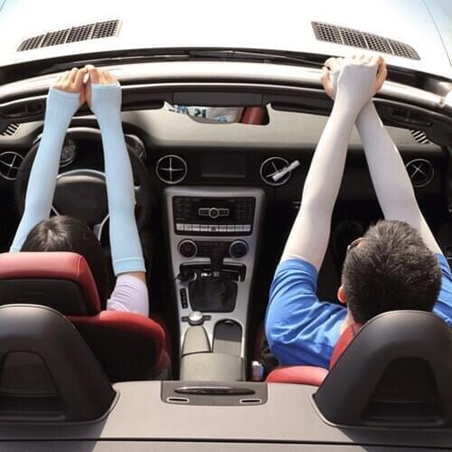 1 Pair Men Women Arm Sleeves Summer Sun UV Protection Cycling Running Fishing Clambing Driving Arm Cover Dropshipping