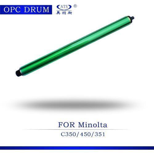 2pcs High Quality Photocopy Machine opc drum for Konica Minolta C 350 450 351 Copier Parts C350