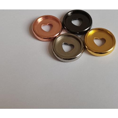 30PCS 23mm electroplating binding ring binding buckle plastic loose-leaf coil 360 degree foldable DIY CD binding buckle