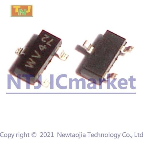 500 PCS BAT54S SOT-23 BAT54 30V 0.2A Schottky barrier double diodes