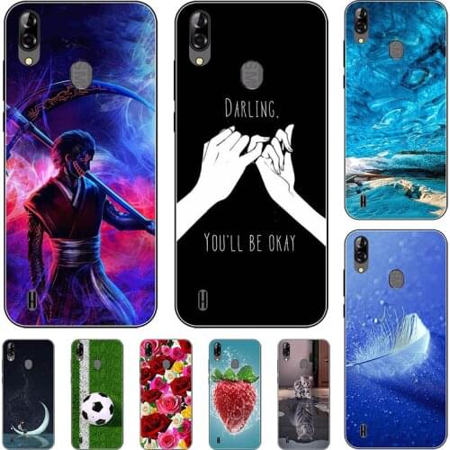 For Blackview A60 Pro A60Pro Case For Blackview A80 Pro Cartoon Pattern Soft TPU Cover Coque Animal Flower Shell