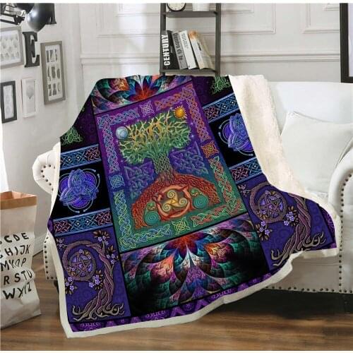 3D Digital Printed Flannel Blanket Creative Pattern Design Vintage Bedding Bedspread Blankets Kids Boys Girls Soft Room Decor