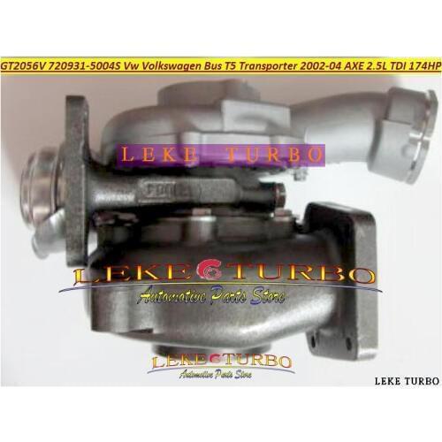 GT2052V 720931 720931-0004 720931-0001 070145702A Turbo Turbocharger For Volkswagen VW T5 Transporter 2002-04 AXE 2.5L TDI 174HP