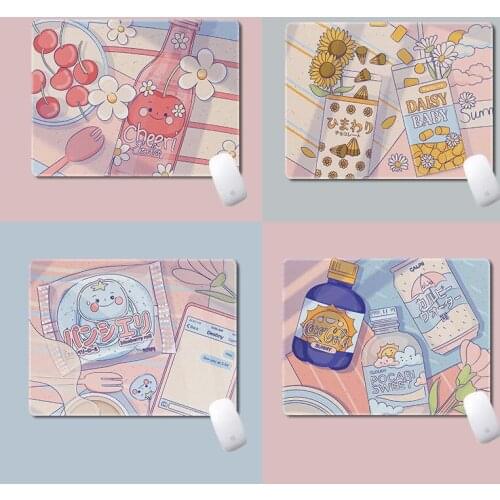 Kawaii Anime Mouse Pad Deskpad Cute Mouse Pad Gaming Wrinting Cute Desk Mats for Office Home PC Computer Keyboard Protector 2MM