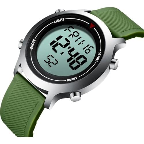 BIDEN Fashion Outdoor Sport Watch Men Multifunction Watches Alarm Clock Chrono 3Bar Waterproof Digital Watch reloj hombre 0064